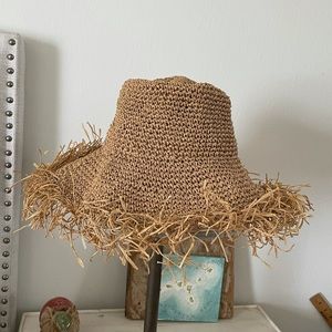 Straw boho hat